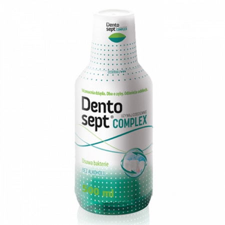 Dentosept Complex płyndostos.wj.ust. 500ml, afty