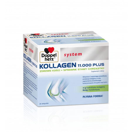 Doppelherz system Kollagen 11.000 PLUS kolagen 30 shotów